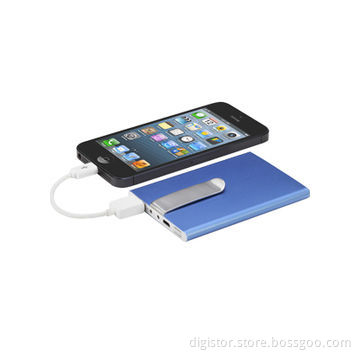 Power bank, power clip, private mold, 3,000mAh, easy to carry, CE/RoHS/FCC certificates